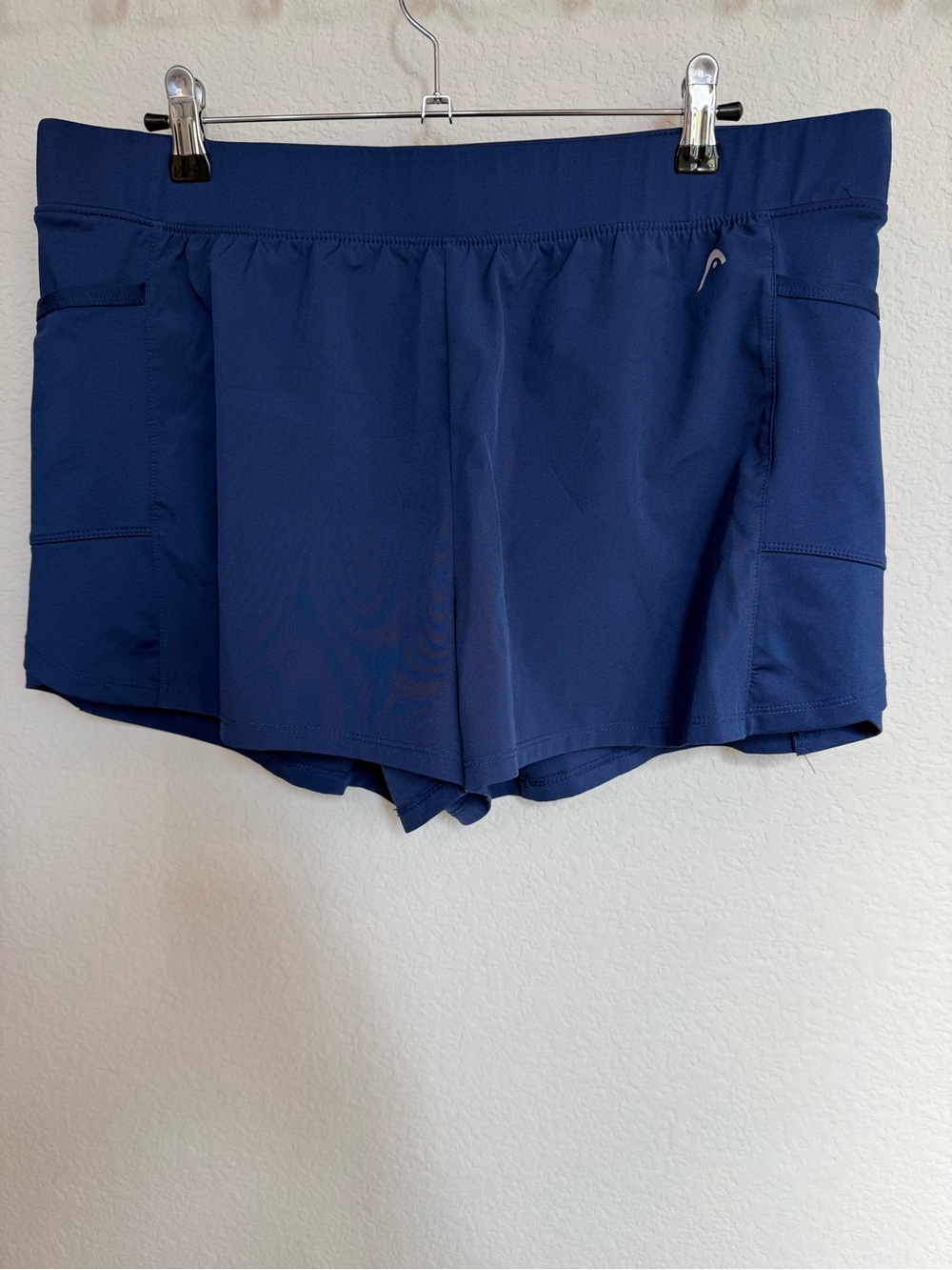 Head Blue Athletic Tennis Shorts with Side Pockets